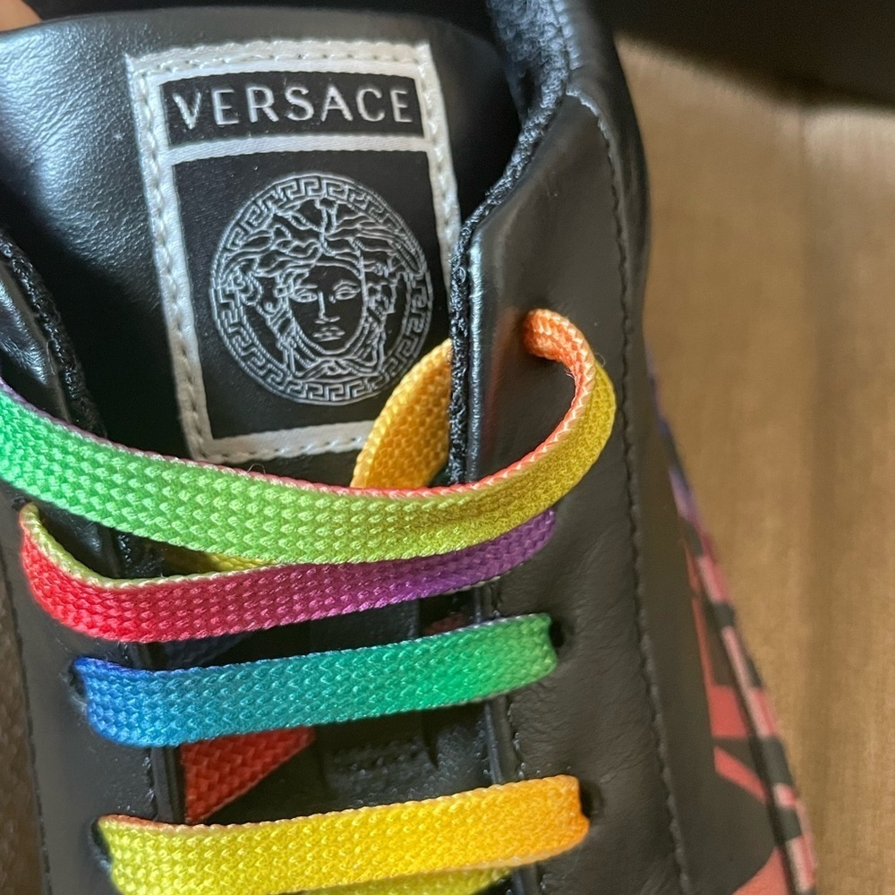 Versace Leather Sneakers - Picture 12 of 12